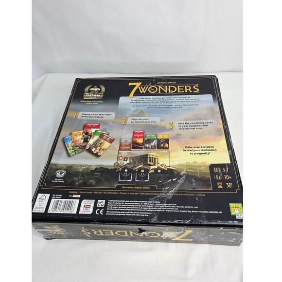7 Wonders Board Game New Edition Strategy Game for Kids and Adults 3-7 Players - Picture 13 of 16